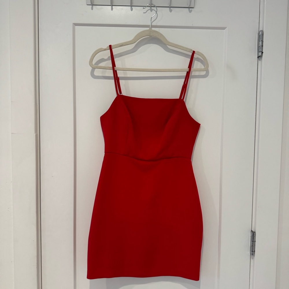 BCBGeneration Striking Red Mini Dress